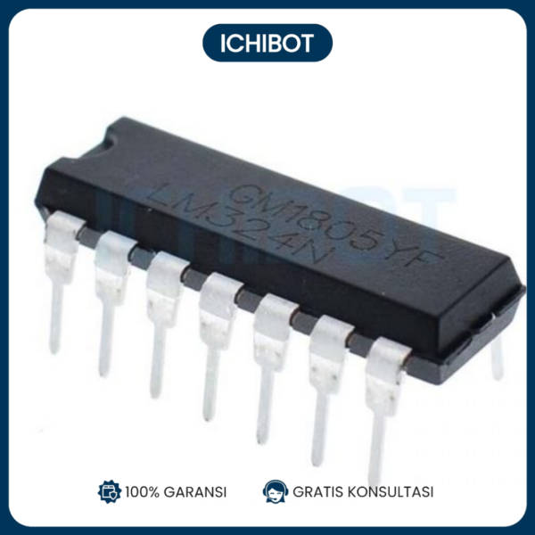 LM324N DIP Quad Operational Amplifier Op-Amp IC LM324