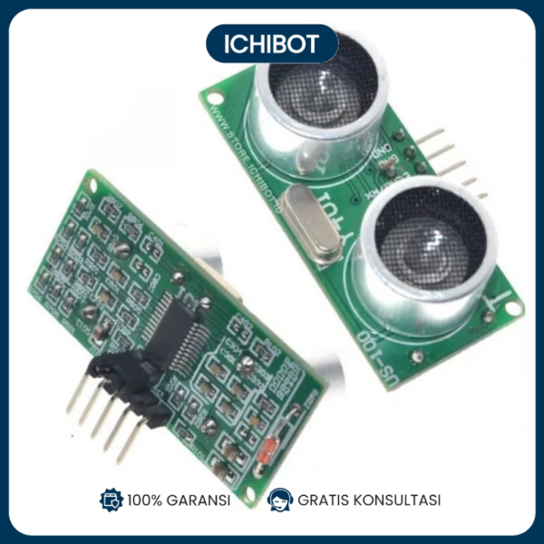US-100 Ultrasonic Sensor Ranging With Temperature Compensation