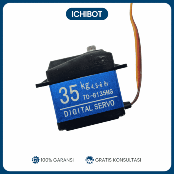 Servo 35KG High Torque Metal Gear 180 Derajat Digital Robot Heavy