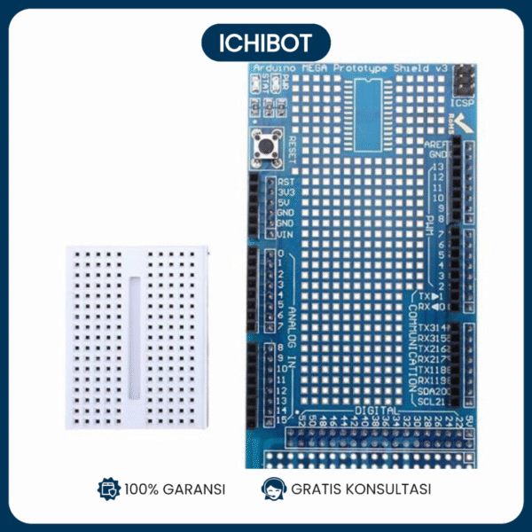 Arduino Mega Prototype Shield + Project Board