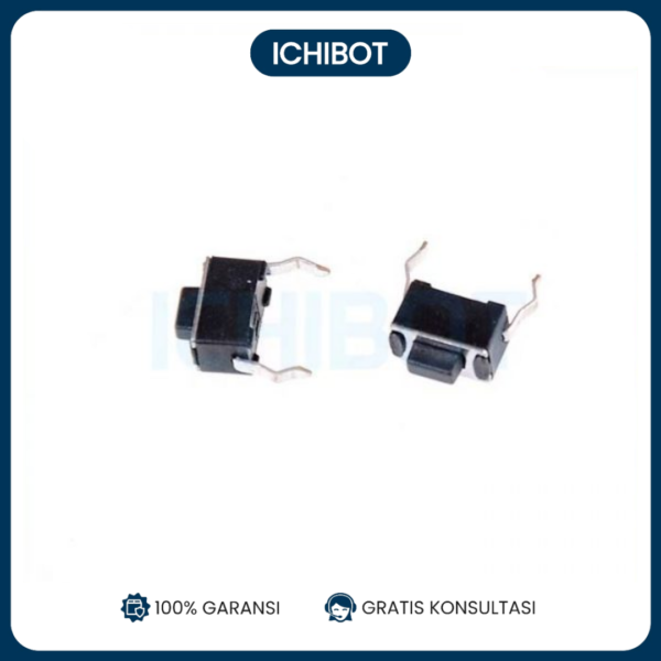Push Button 2 Kaki DIP 3x6x4.3 mm