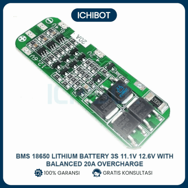 BMS 18650 3S 12.6V 20A Balance Charger Protection Board Lithium