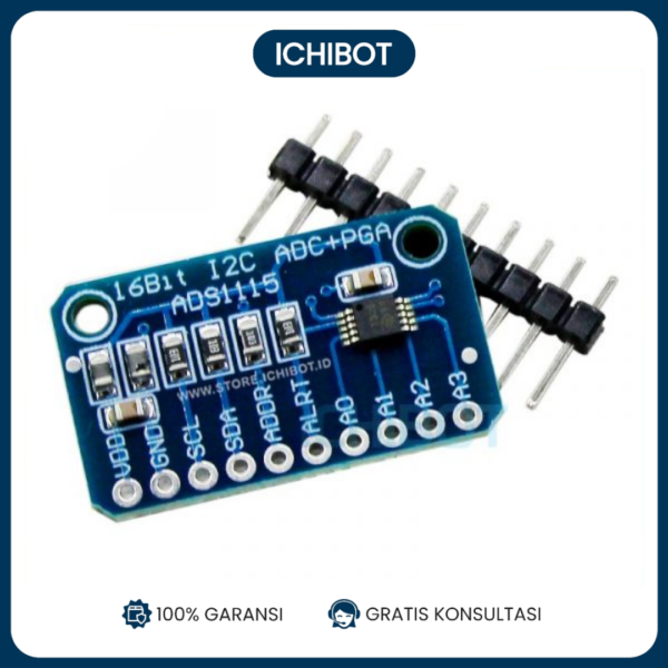 ADS1115 ADC 16-bit 4-Channel Analog to Digital Converter I2C