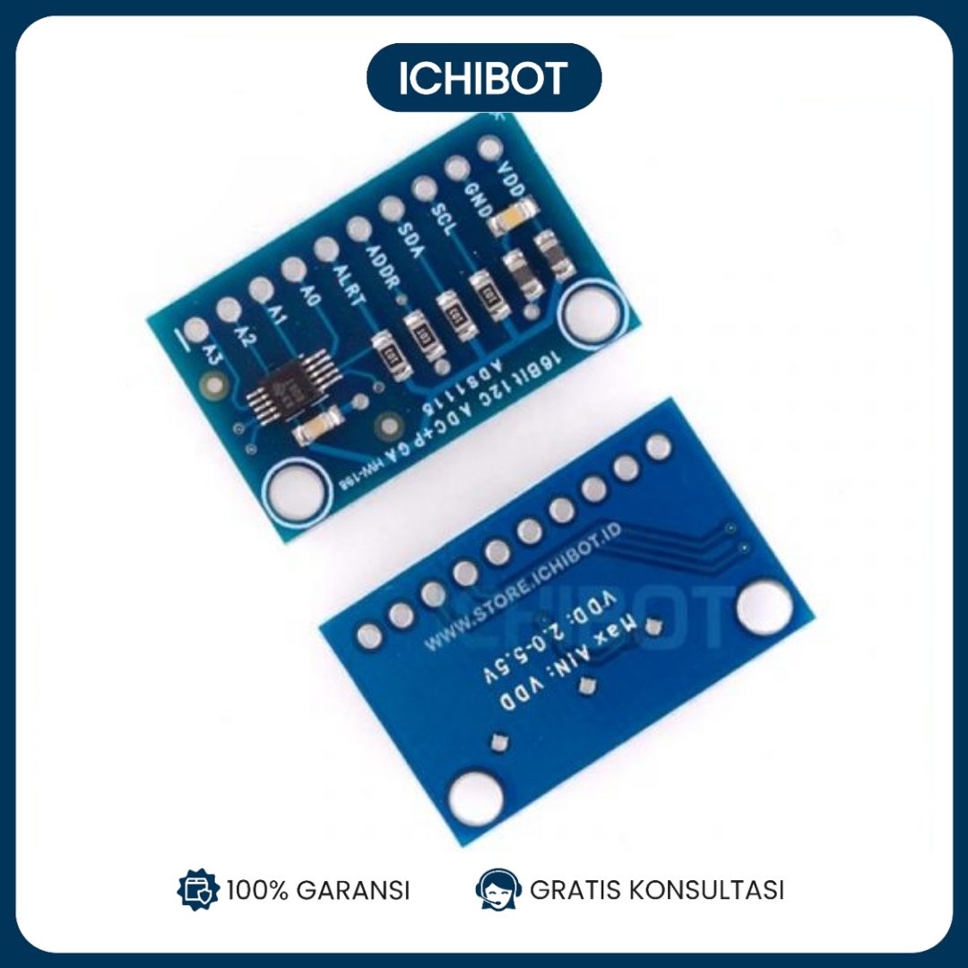 ADS1115 16 bit Precision Analog to Digital Converter ADC - Image 2