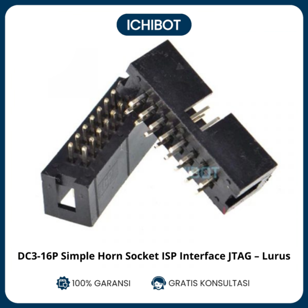 DC3-16P Simple Horn Socket ISP Interface JTAG - Lurus