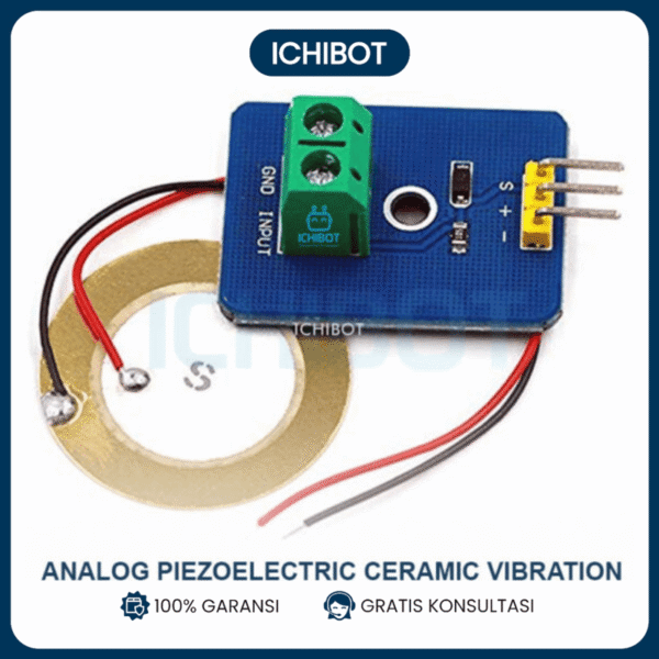 Analog Piezoelectric Ceramic Vibration Sensor Getar Piezo Electric