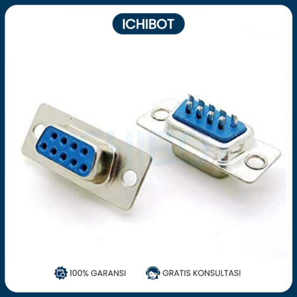 RS232 DB9 9 Pin Female Port DIP Mount VGA Socket Jack Connector