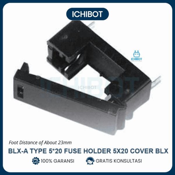 BLX-A Type 5*20 Fuse Holder 5x20 Cover BLX Foot Distance of About 23mm