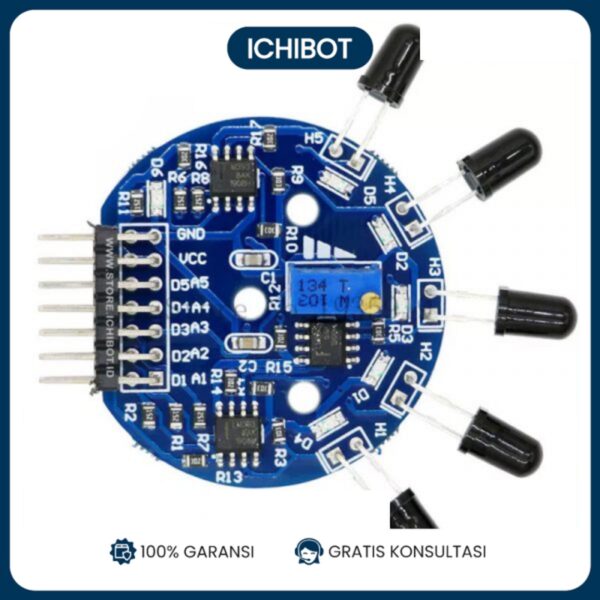Flame Sensor Module 5-Channel Infrared Pendeteksi Api Arduino