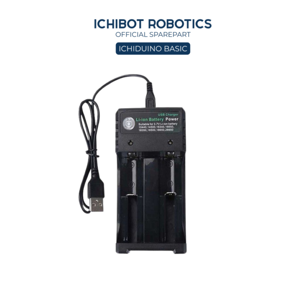 Ichiduino Basic Plus Line Follower Edukasi Belum Dirakit Ichibot - CHARGER