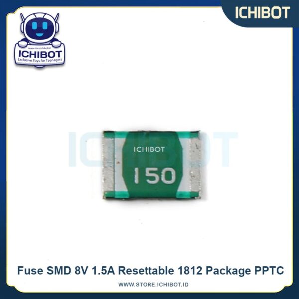 Fuse SMD 8V 1.5A Resettable 1812 Package PPTC Pengaman Jalur Reset mSMD150 1.5 Ampere