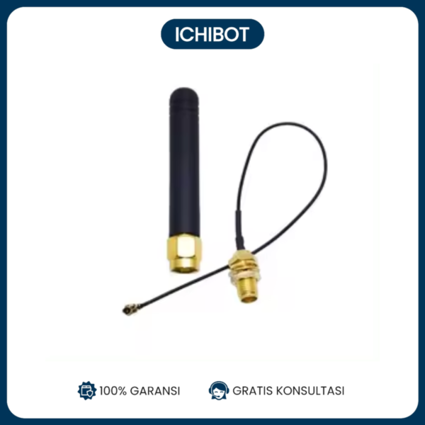 Antena WiFi 2.4GHz SMA ke IPEX Kabel Pigtail ESP8266 ESP32 SIM800L