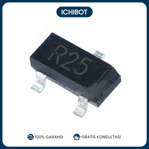 (10pcs) Transistor SMD C3356 2SC3356 NPN R25 SOT-23 Silicon RF HF UHF VHF