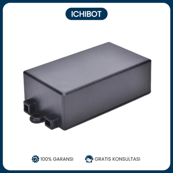 Box Kotak Plastik Power Supply Elektronik Electronic Plastic Shell 80x38x22 ABS 2 Outlet