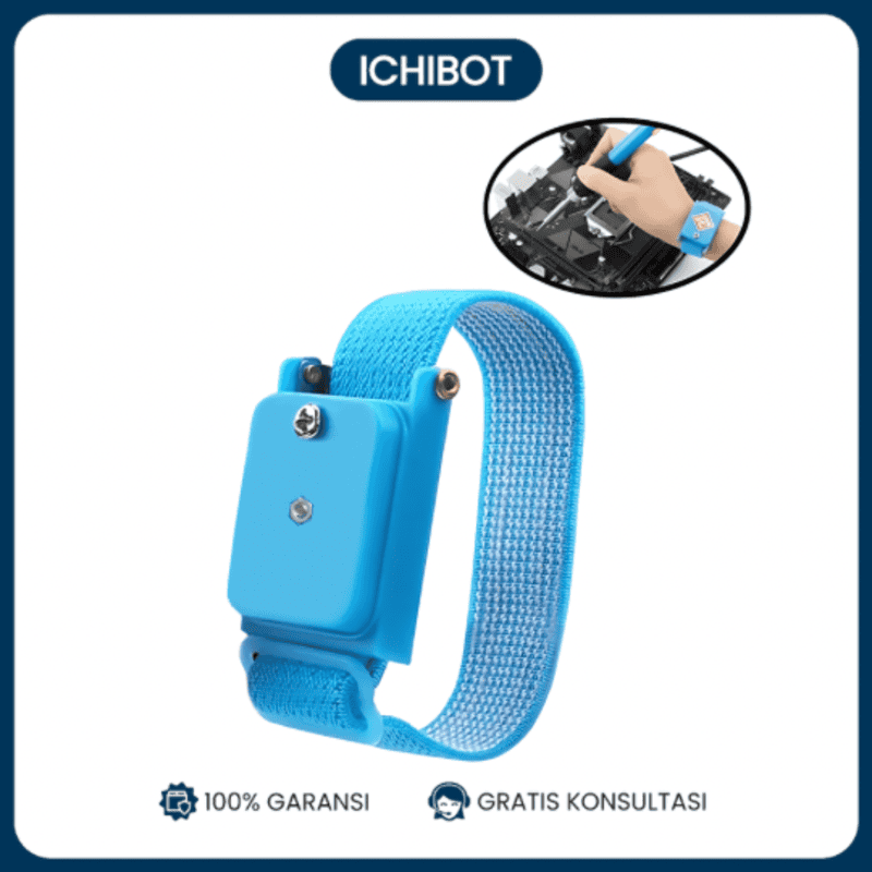 Anti Static Wrist Strap Wired - Gelang Anti Statik - Tanpa Kabel Capit