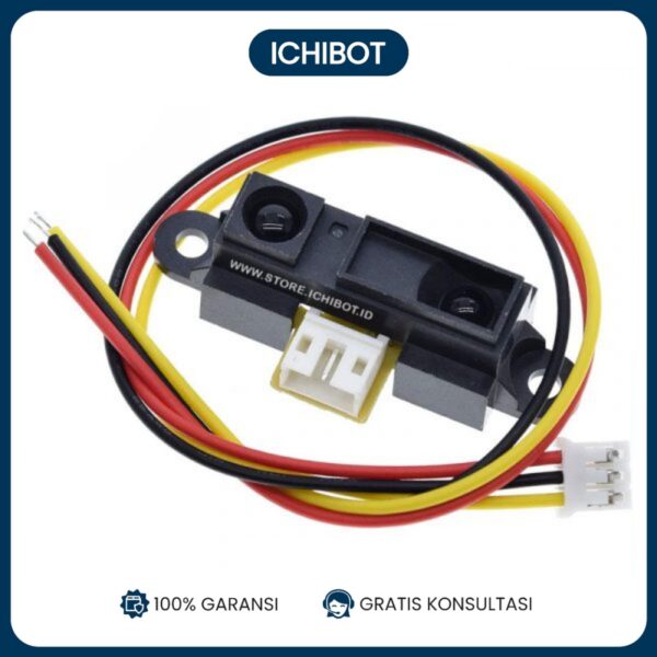 SHARP GP2Y0A21YK0F Sensor Jarak Infrared 10-80cm Analog Arduino