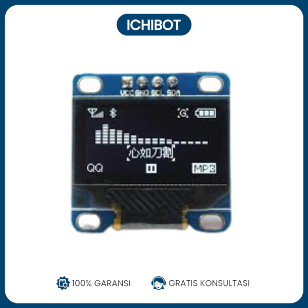 OLED 0.96 Inch I2C SSD1306 White Display 128x64 IIC Arduino ESP32