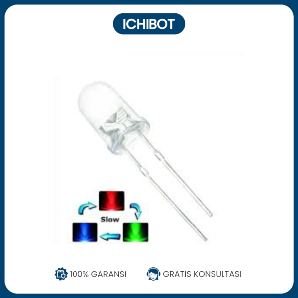 (10pcs) Slow Flash RGB LED 5mm