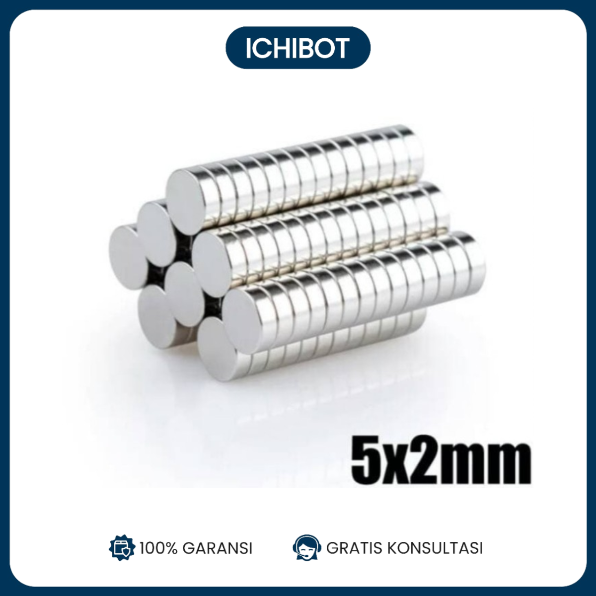 Magnet 5x2mm Neodymium Bulat NdFeB Kuat 5mm 2mm 5x2 mm Strong