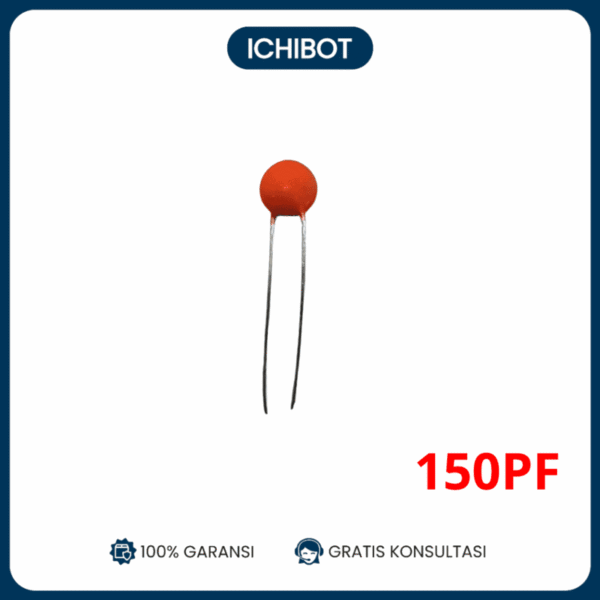 (10pcs) 150P 150PF 50V Capacitor Magnetik Dialektrik Ceramic Kapasitor Keramik