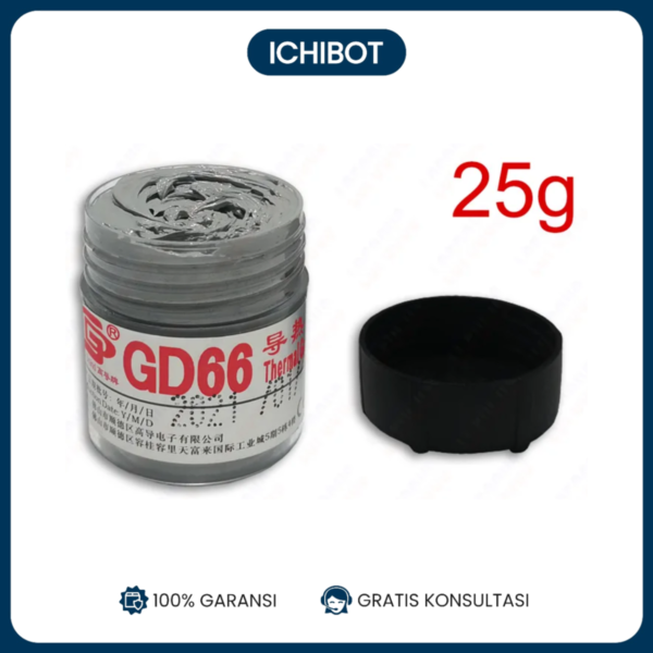 Pasta Processor CPU Thermal Paste Silicone Grease Fan Power Amplifier GD66 Non sticky 25g 25 Gram
