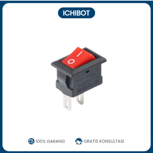 117S rocker switch 8*10.5*15MM 250VAC/3A 2P switch button