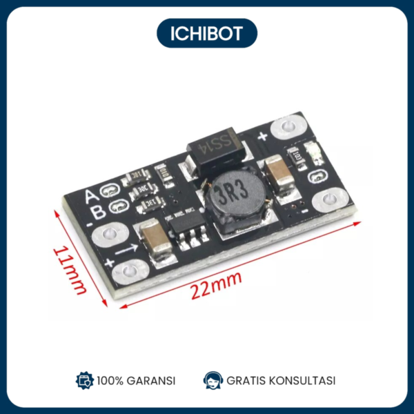 Step Up Boost DC-DC Fixed Output 5V 8V 9V 12V 18650 LiPo LED 1.5A