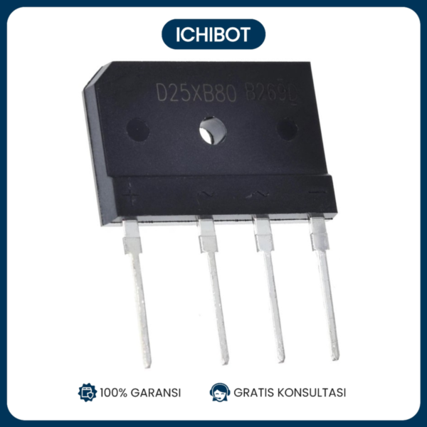Dioda Sisir Bridge D25XB80 General Rectifier D25XB 80 25A 800V Diode