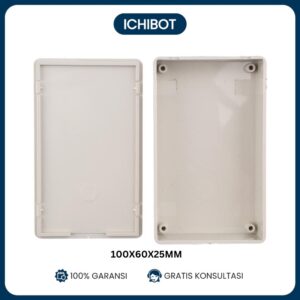 Kotak Sambungan PCB Plastik 100X60X25MM Modul Housing Instrumen Elektronik Box Plastik