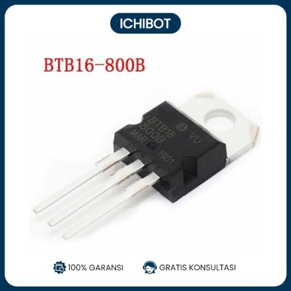BTB16-800B Triac Bidireksional TO-220 16A 800V High Power AC Switch
