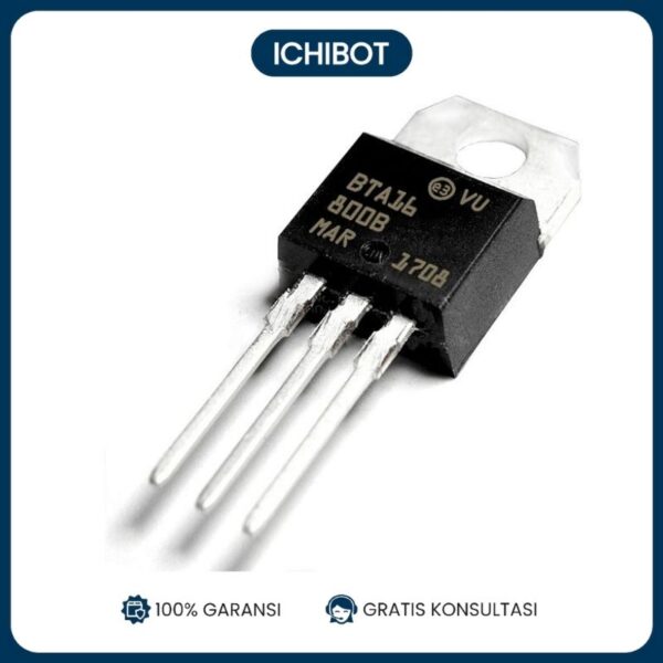 BTA16-800B Triac Bidireksional TO-220 16A 800V High Power AC Switch