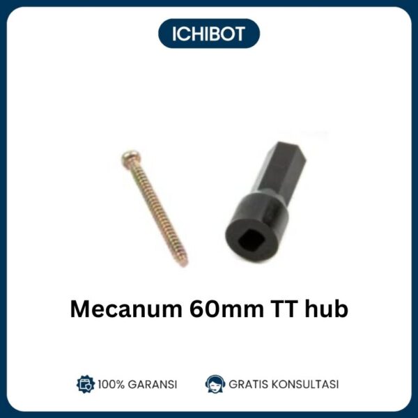 Hub Coupling Mecanum 60mm Hexagonal TT Motor Compatible Robot Roda