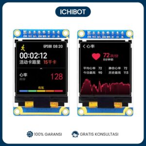1.44-inch color LCD screen TFT display SIP port 8-pin LCD module ST7735 resolution 128*128