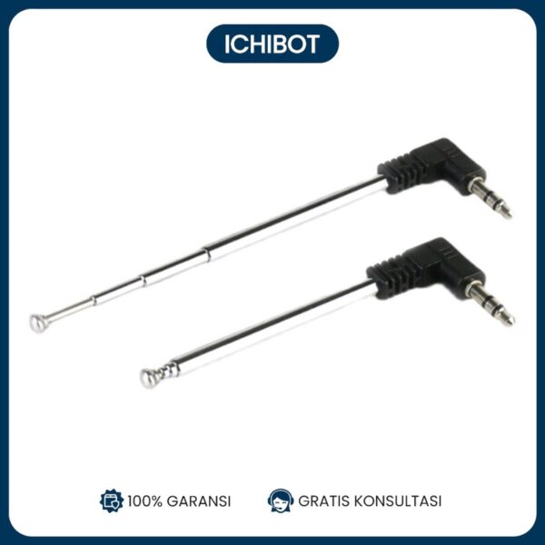 Antena Teleskopik Siku 3.5mm FM Audio Radio Telescopic Plug HP