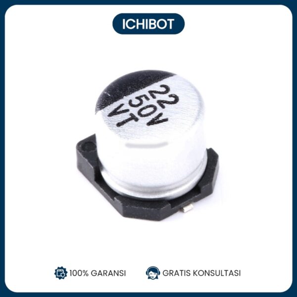 Kapasitor SMD Elco 22uF 50V 6.3x5.4mm SMT Electrolytic Capacitor