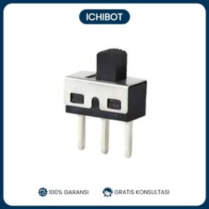 Saklar Geser Slide SS-12D10/SS-12D06 3 Kaki SPDT single row 3-pin 2-speed handle height 5mm toggle switch micro small switch Lurus