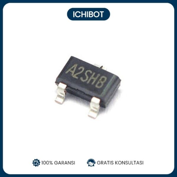 SMD MOS field effect transistor SI2302 SOT-23 silk screen A2SHB