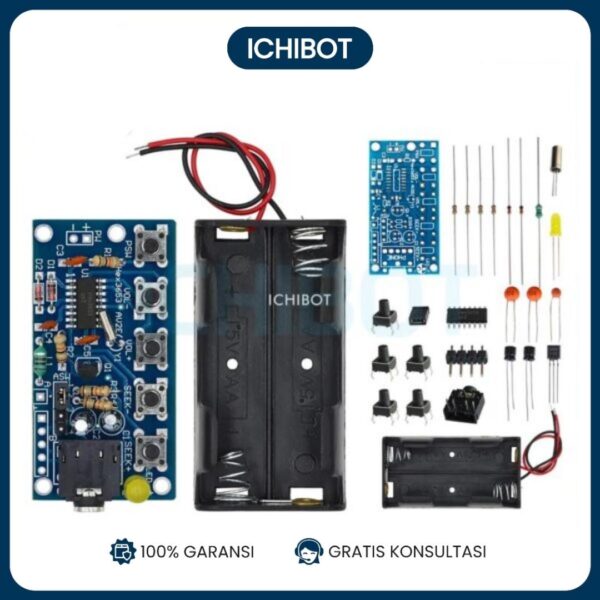Kit Radio FM 76-108MHz DIY Soldering Training Practice Latihan PCB