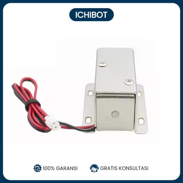LY-03 Small Electric Lock Electromagnetic Lock Door - Kunci Pintu Elektromagnetic Kecil - 12V 0.4A