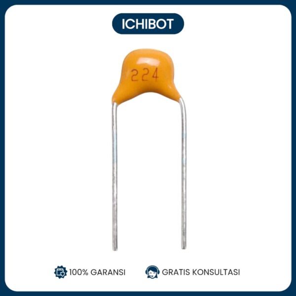 (10pcs) 220nF Capacitor Monolitik Multilayer Kapasitor Keramik 224 220 nF 50v