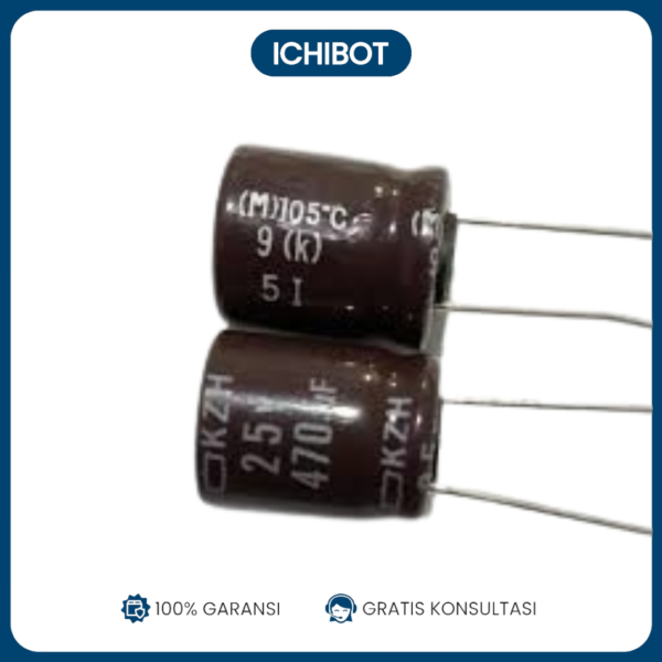 ELCO 470µF 25V – Electrolytic Capacitor