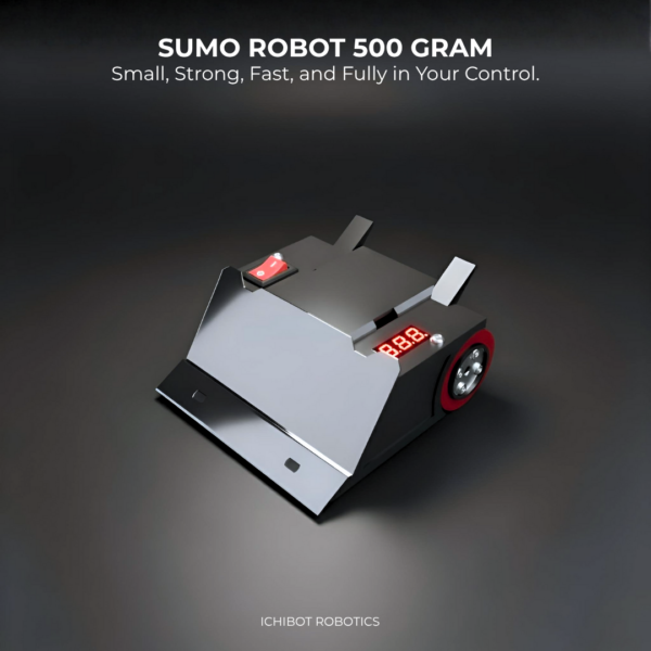 Robot Sumo 500gram IoT Wireless HP Android Smartphone 500 gram - Full Robot