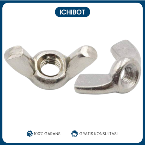 3D printer accessory stainless steel butterfly ram's head nut M3