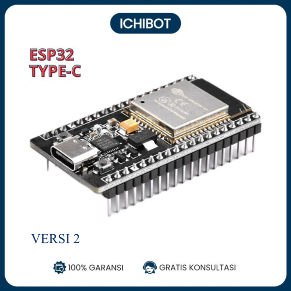 ESP32 DOIT WROOM-32 30-Pin Type-C WiFi Bluetooth Development Board