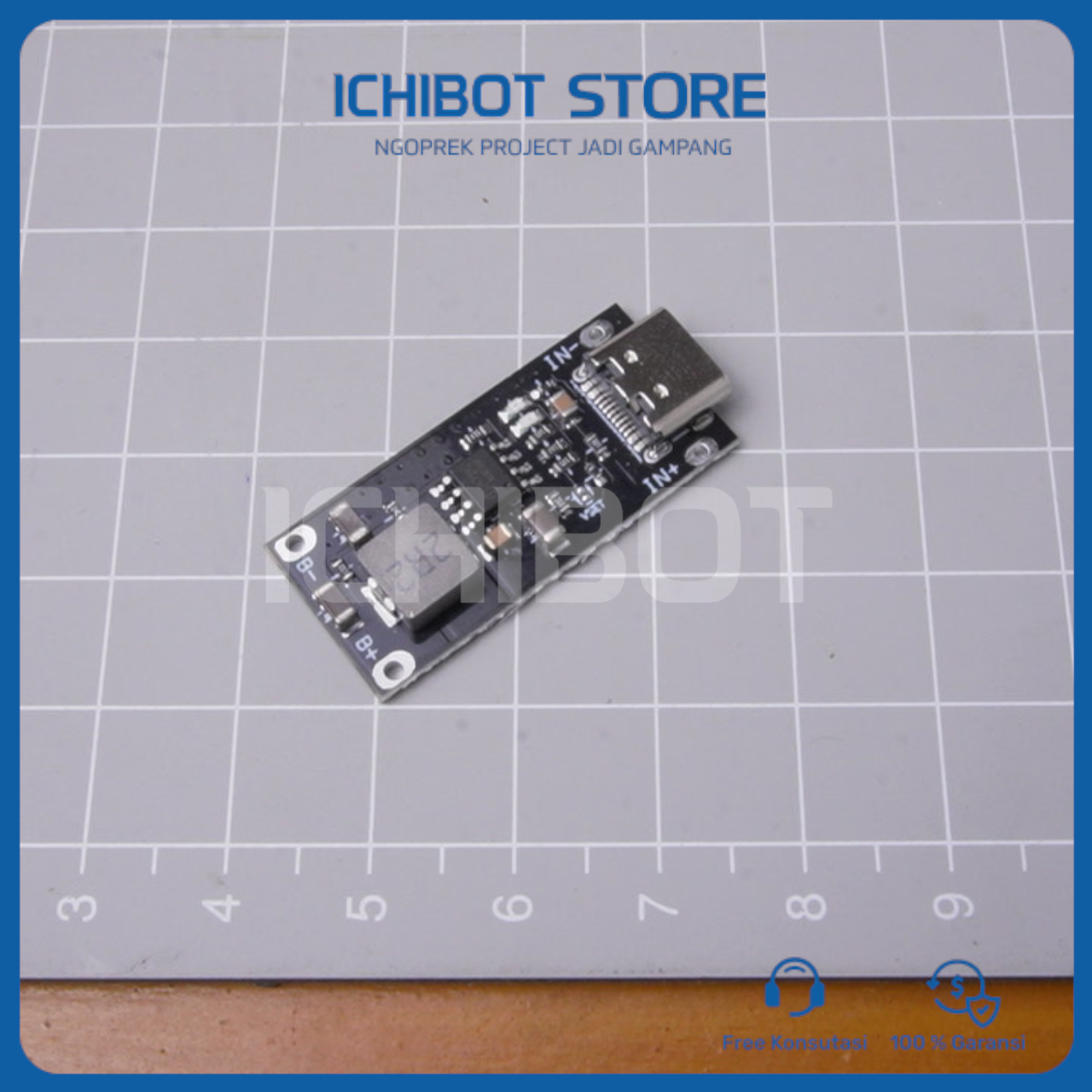 Modul Fast Charging Pengisian Cepat Baterai Li-ion IP2312 dengan Type-C 3.7V LiPo BMS 18650 TP4056 Quick Charger 3A USB-C - 4.2V - Image 4