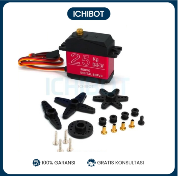 Servo YF-6125MG 25KG High Torque Waterproof Metal Gear Digital 180